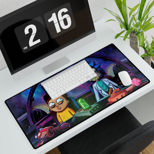 Rick and Morty Desk Mat - Cosmic Gaming Mouse Pad
