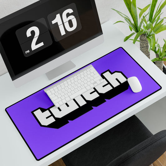 Twitch Desk Mat - Gaming Mouse Pad for Streamers and Creatives